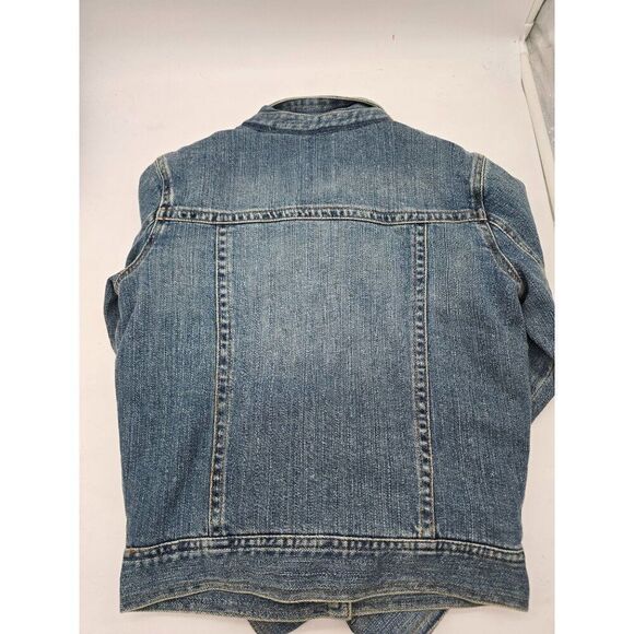 Roxy Girls Denim Sherpa Lined Jacket L/G - Picture 6 of 8